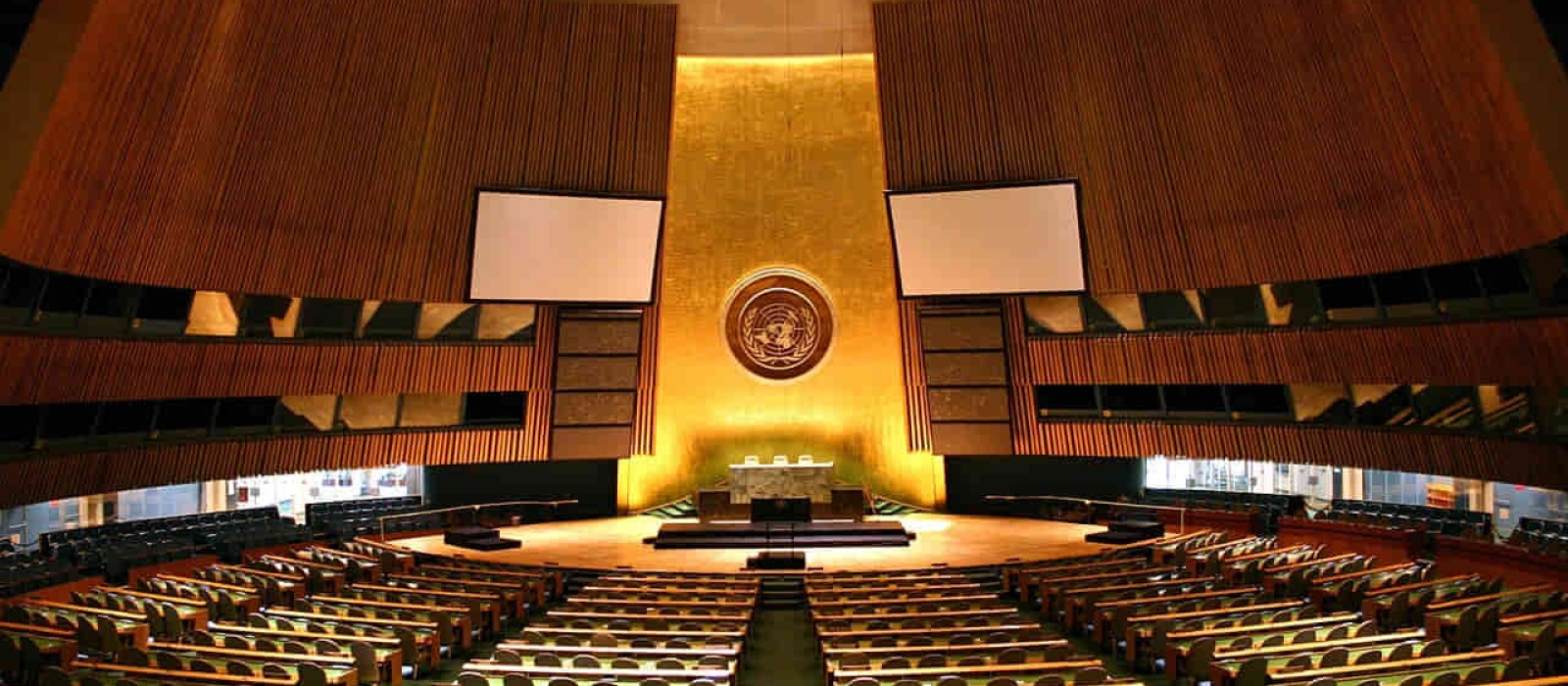 Par Patrick Gruban, cropped and downsampled by Pine — originally posted to Flickr as UN General Assembly, CC BY-SA 2.0, https://commons.wikimedia.org/w/index.php?curid=4806869
